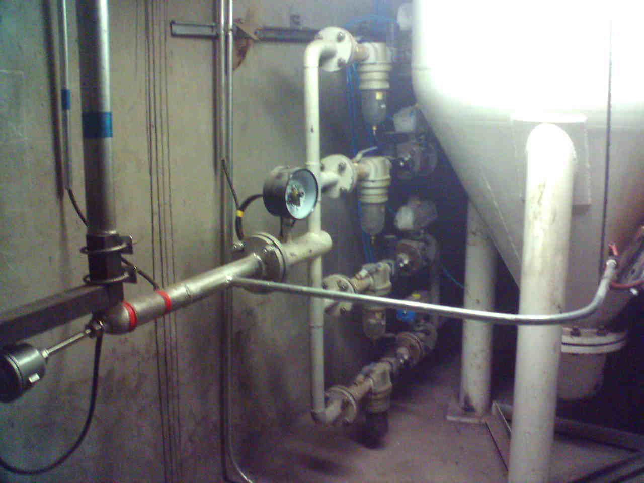 德國sto公司廊坊分公司白云石-碳酸鈣-石英砂-binder等粉料下行式正壓密相氣力輸送倉泵1-2號(hào)線